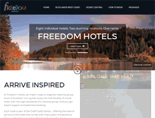 Tablet Screenshot of freedomhotels.co.uk